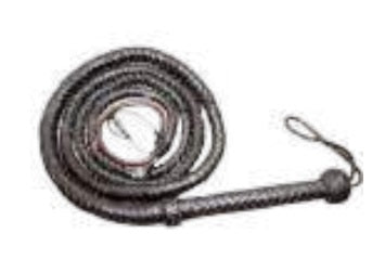 Bull Whip, 6ft Black