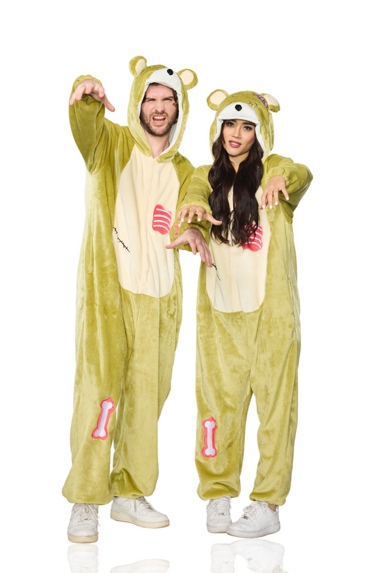 Hooded Onesie, Zombie Bear