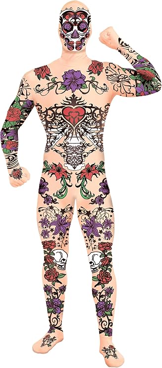 Zentai, tattoo skin full body-  : NS