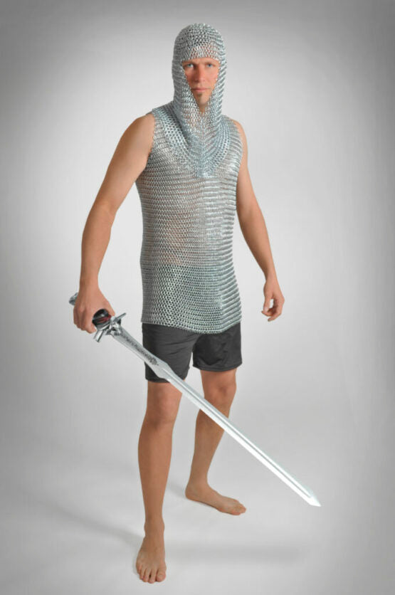 Chainmail, Hood Iron full neck protection armor