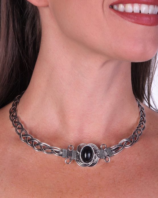 Choker, Onyx Tribal-  : choker