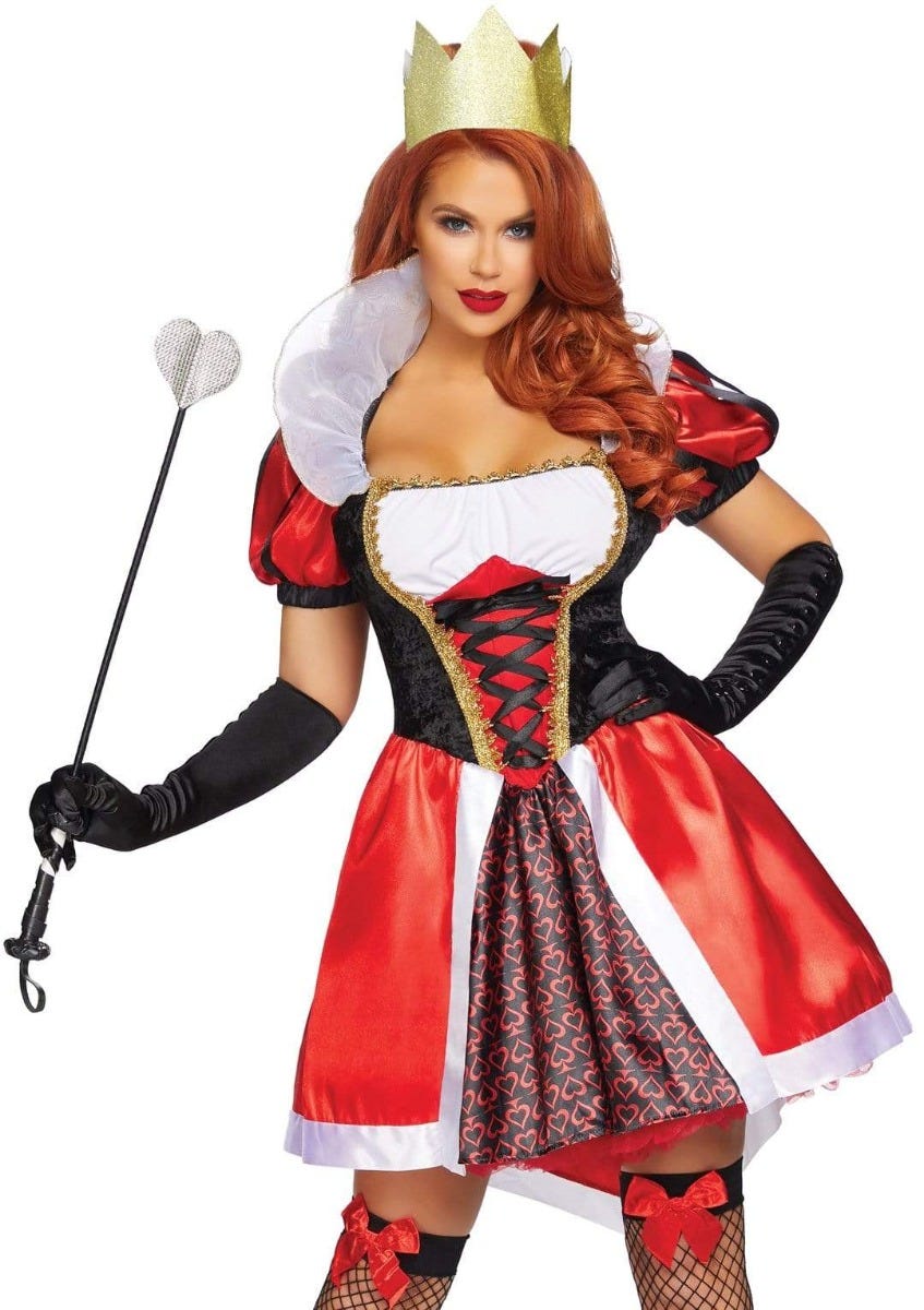 Wonderland Queen-Red, BLK, Wh : L/G
