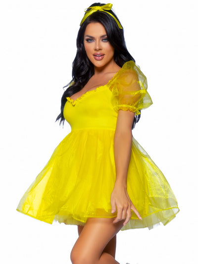 Dress, Baby Doll Princess Yellow