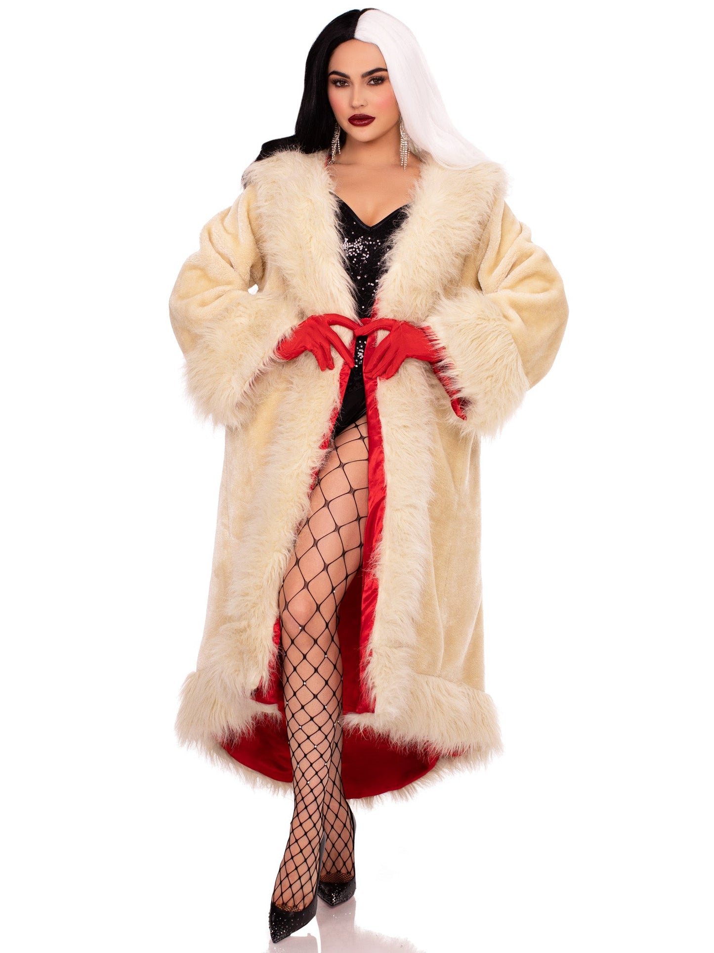 Coat, Villainess Faux Fur