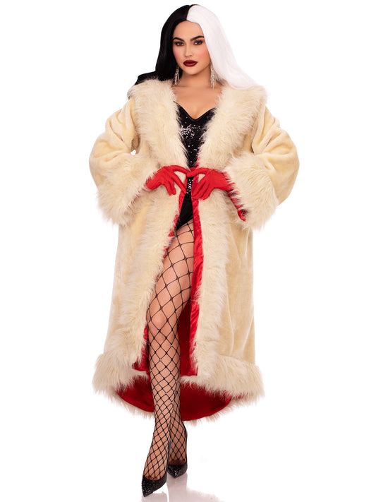 Coat, Villainess Faux Fur