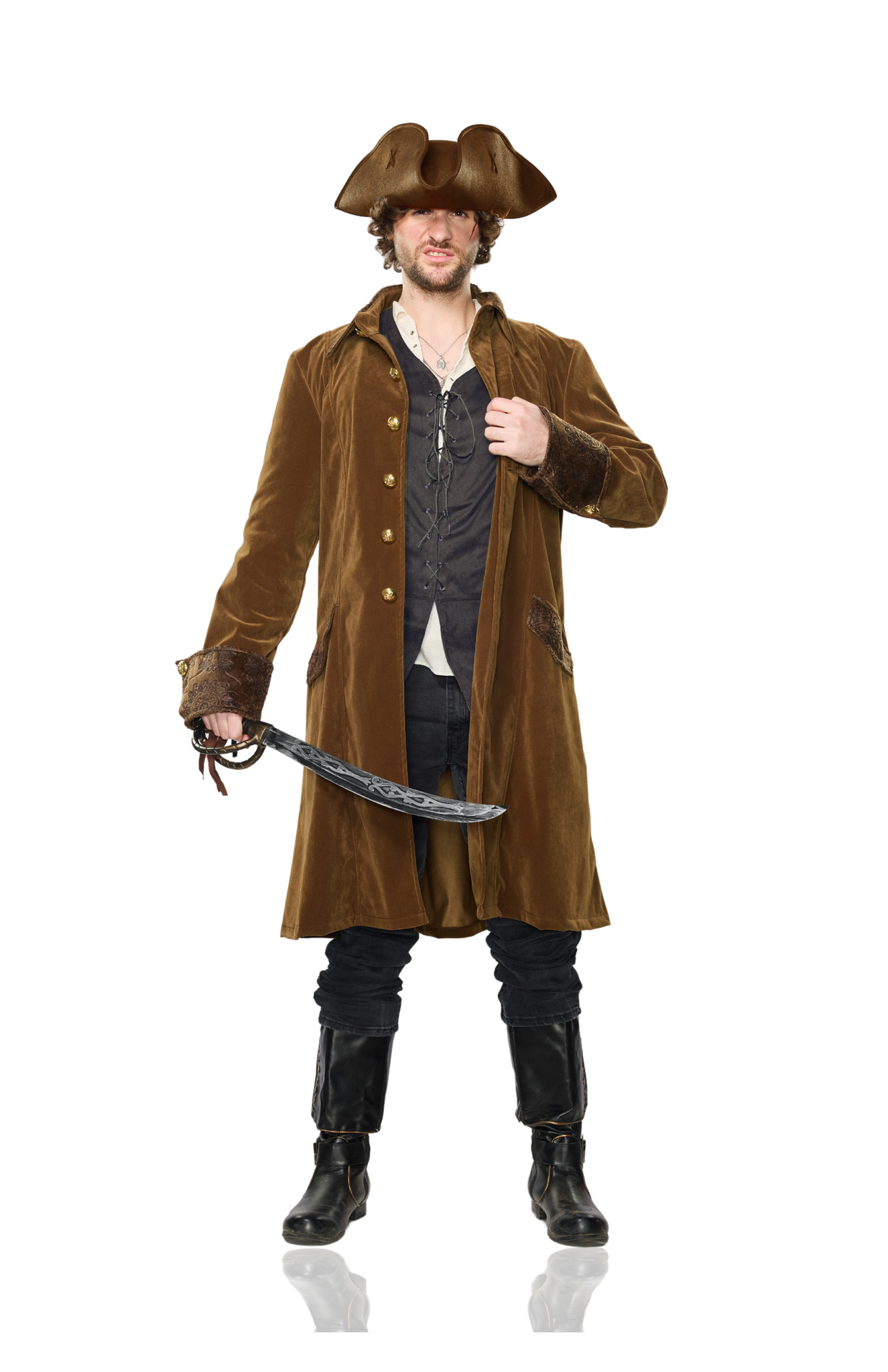 Jacket, Pirate Captain Brown M