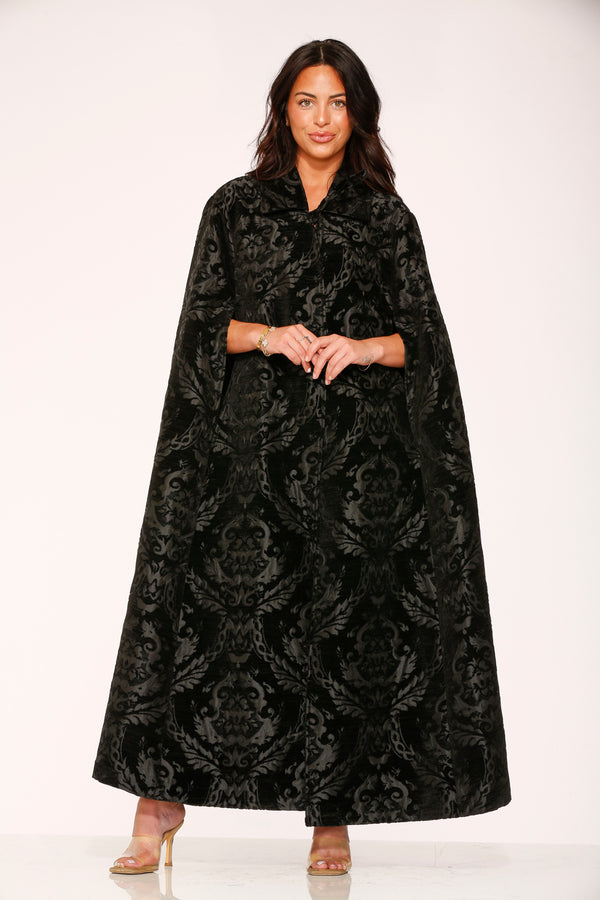 Cape, Brocade Vampire Black