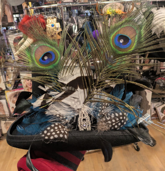 Cockade Hat Clip, Handmade