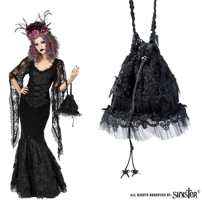 Purse, Gothic Lace Black