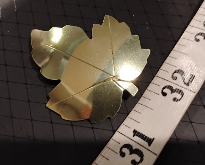 Cloak Pin, Bronze Western Ivy