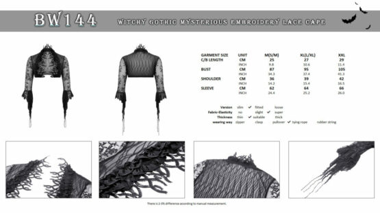 Bolero, Fringe Sheer Witch