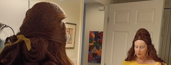 Wig, Belle Beauty and the Beast, 2 pcs