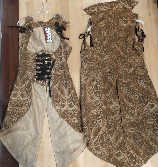 Bodice with Peplum-  : Large