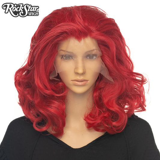 Wig, Long Bombshell (Lace Front) - Red