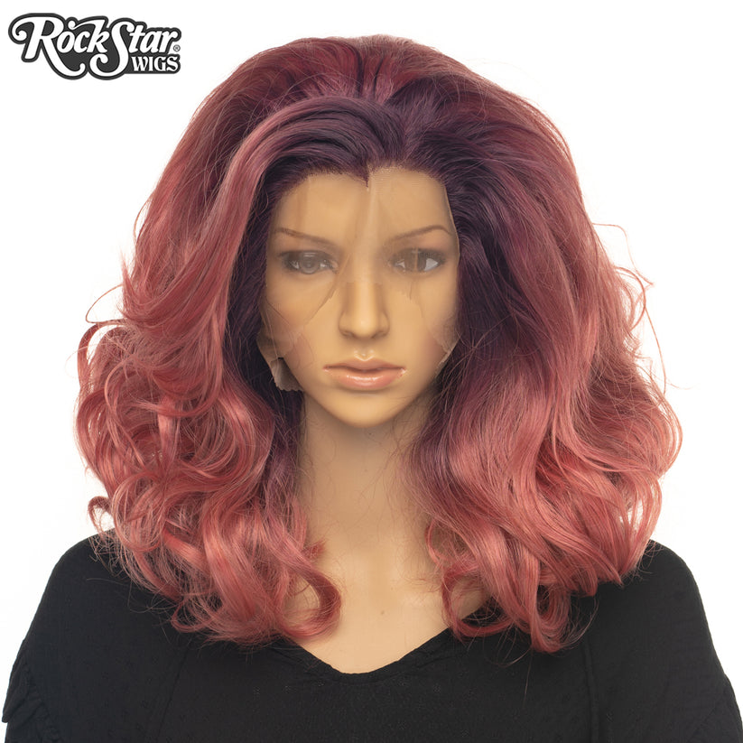 Wig, Long Bombshell (Lace Front) - Pink
