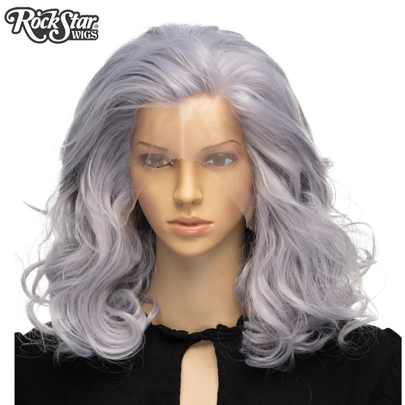 Wig, Long Bombshell (Lace Front) - Silver
