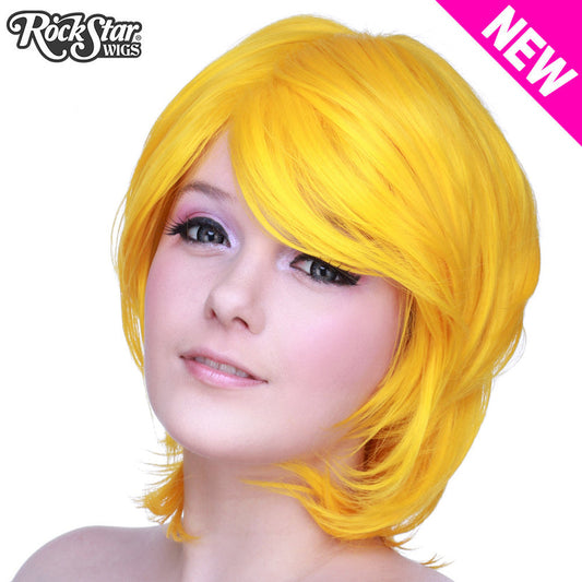 Wig, Boycut Long - Yellow