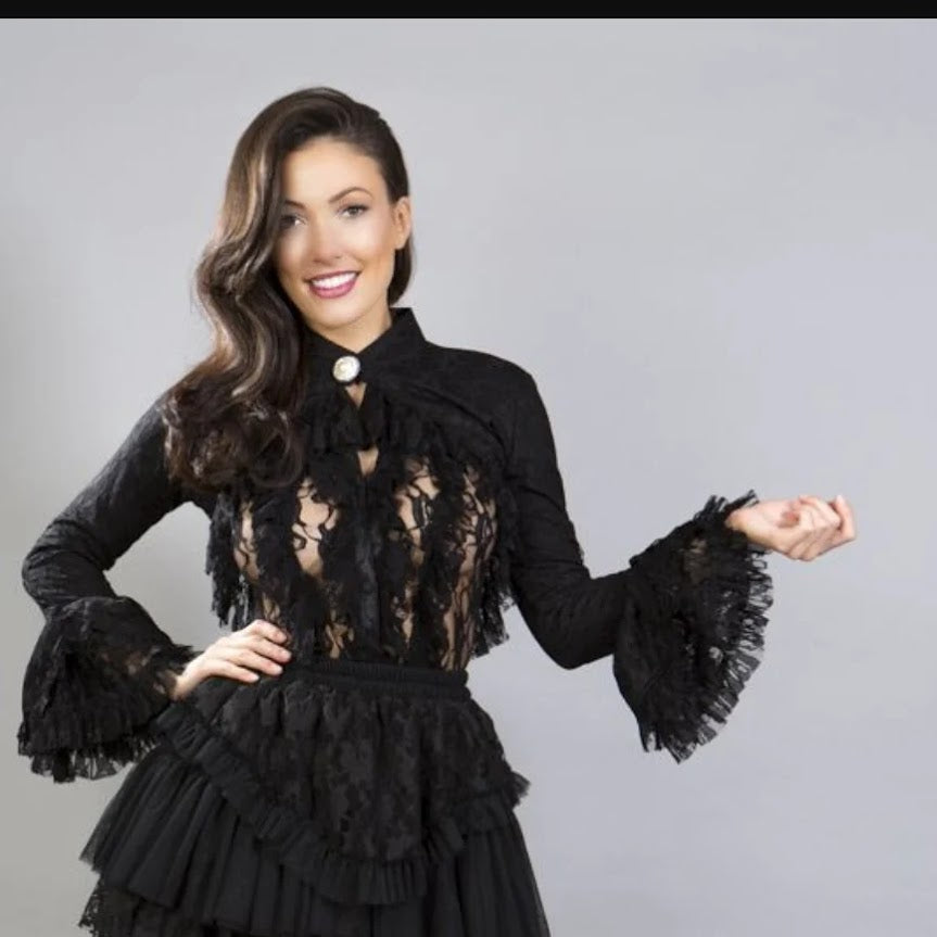 Bolero, Lace Dita Long Sleeves A Masquerade Costume Bolero, Lace Dita Long Sleeves A Masquerade Costume