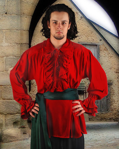 Pirate Sash/Bandana, Satin Bottle Green