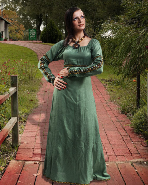 Dress, Forest Princess Green L