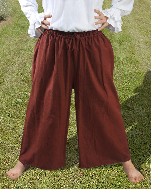 Pants, Draw String Pirate Brown