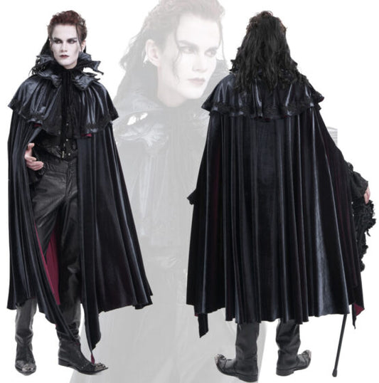 Cape, Two Tone Velvet Vampire