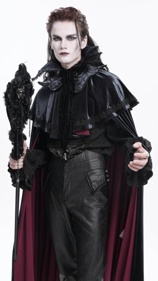 Cape, Two Tone Velvet Vampire