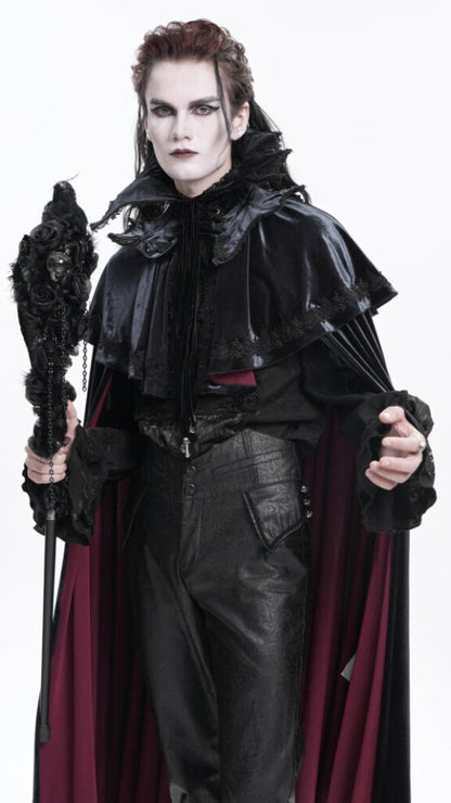 Cape, Two Tone Velvet Vampire