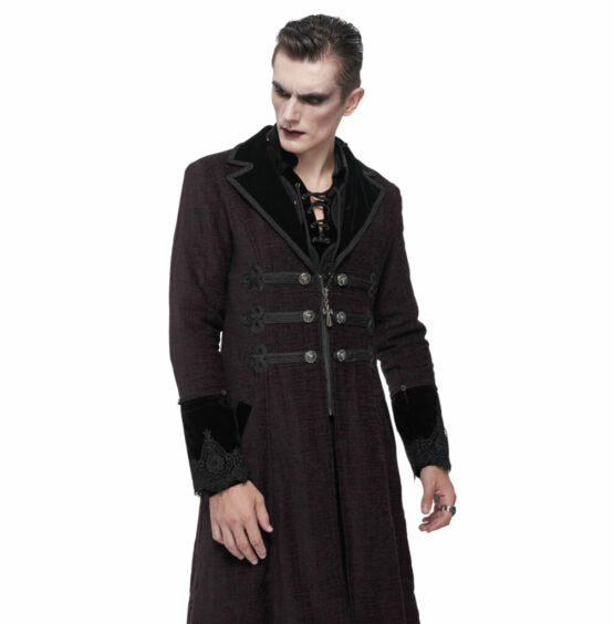 Coat, Gothic Fur Frock