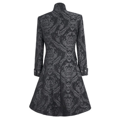 Coat, Frock Brocade Black