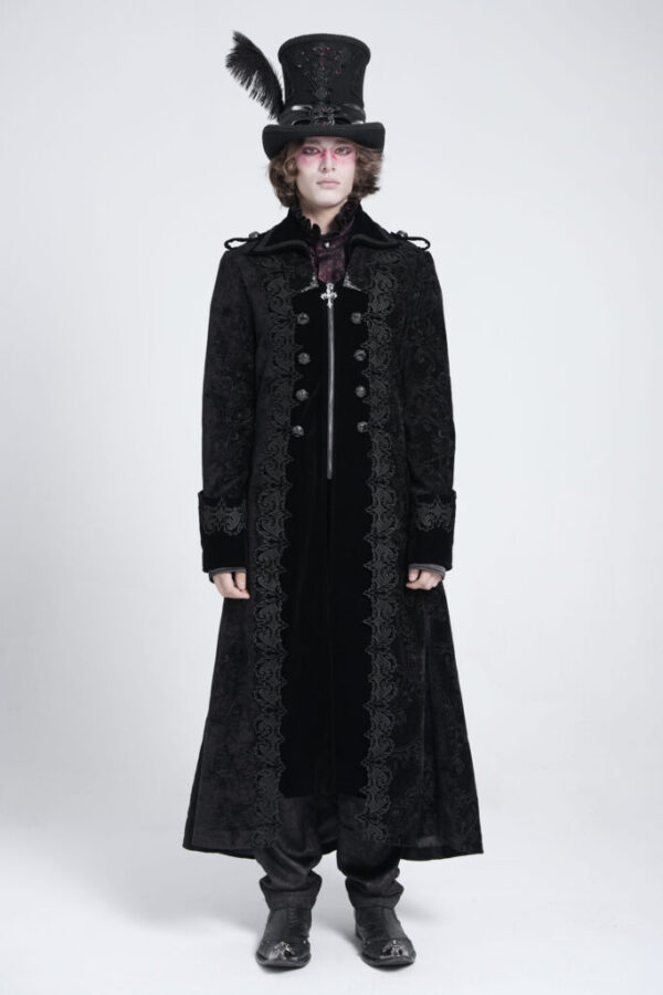 Long Coat, Gothic Velvet Duster