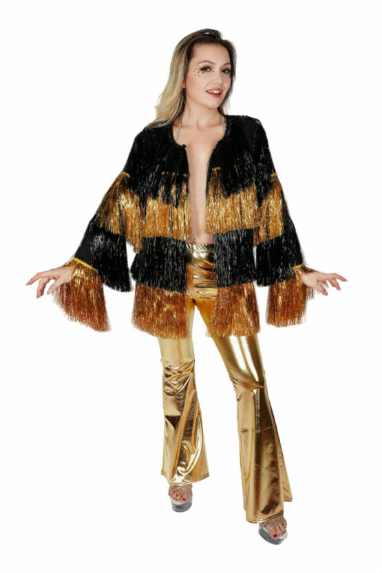 Leggings, Metallic Flare