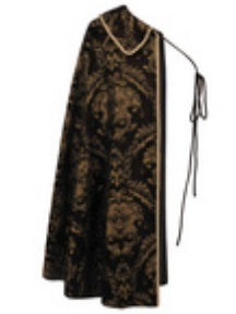 Fencing Cape, Brocade (Red or Black)
