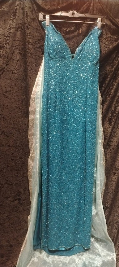 Elsa, Frozen Style Sequin Vintage Gown