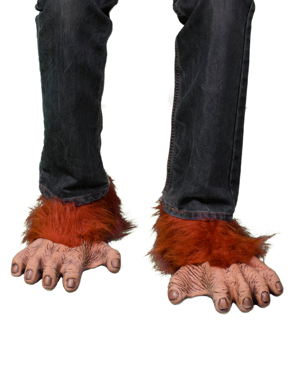 Feet, Orangutan Fur-  : one size