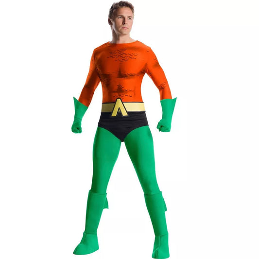 Aquaman Adult Costume-Green/Gold : medium 40-42