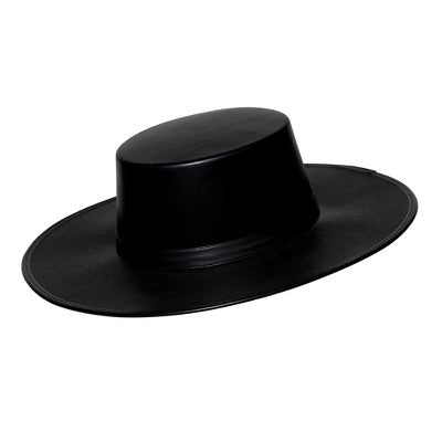 Hat, Flat Brim Pleather