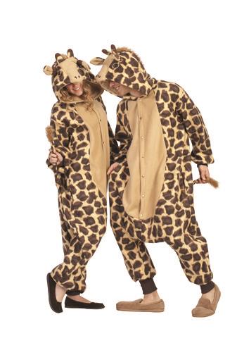 Onesie, Snuggly Giraffe-Yellow : adult