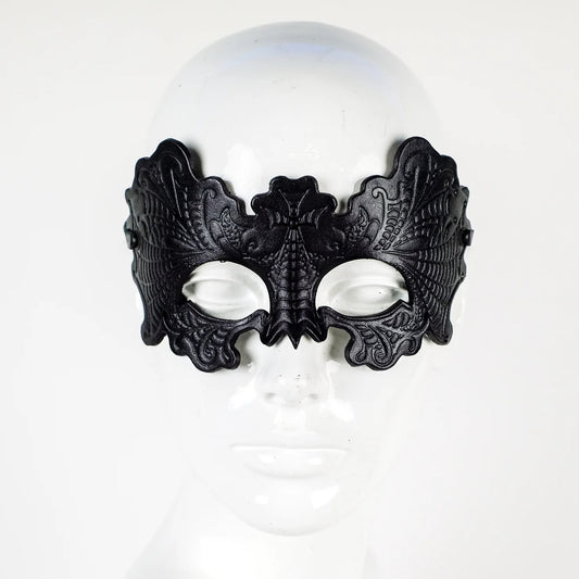 Masquerade Leather Mask-black