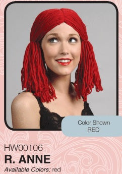 Raggedy Anne Yarn Wig