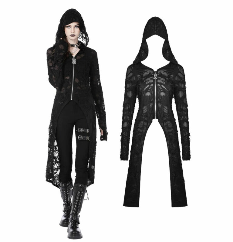 Jacket, Long Punk Ripped