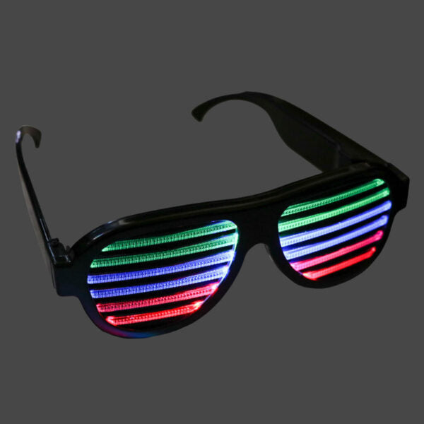 Glasses, Light Up Black