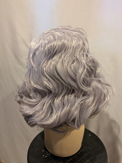 Wig, Long Bombshell (Lace Front) - Silver