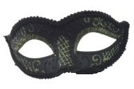 Mask, Glitter Fishnet Petite