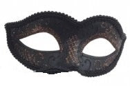 Mask, Glitter Fishnet Petite