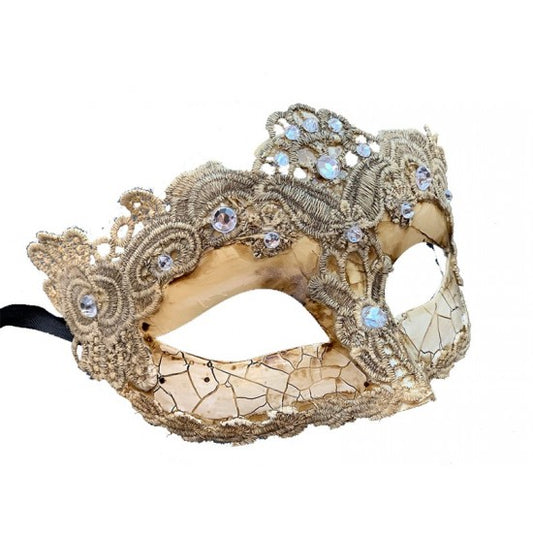 Mask, Macramé Craquele