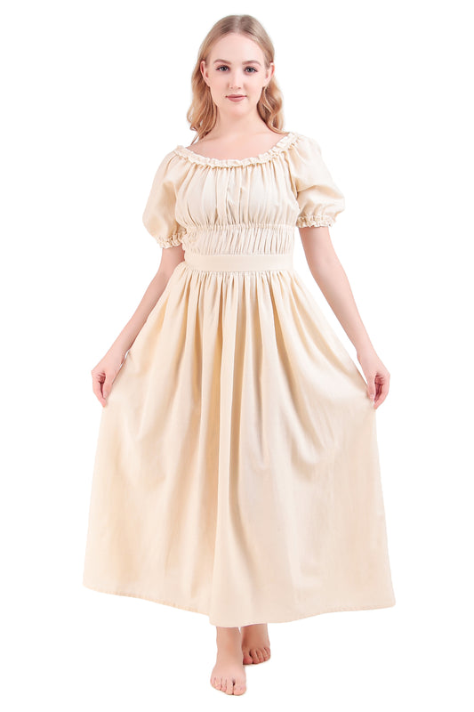 Chemise, Petal Breeze Dress Apricot