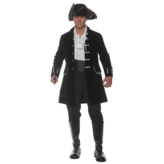Frock Coat - Black-XXL