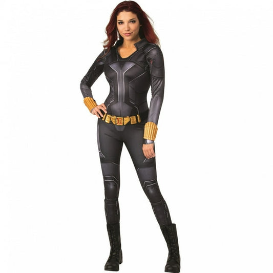 Black Widow, Adult Costume-Black Grey : X-Small