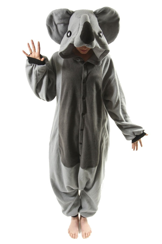 Onesie, Koala Bear-Grey : adult